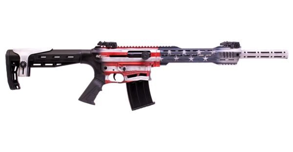 GForce GF25 12 Gauge AR-12 Shotgun with American Flag Finish