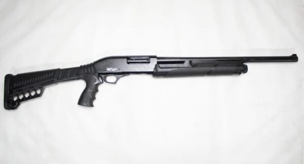GForce GF2P 12-Gauge Police Trade-In Pump-Action Shotgun with Shell Carrier Stock